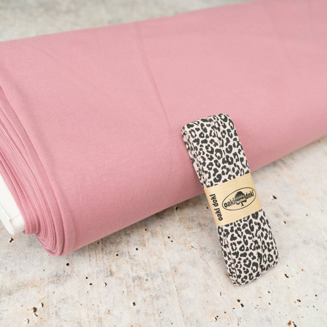 n-hfrosch-jersey-schr-gband-leo-rosa-3-m-dehnbar image 4
