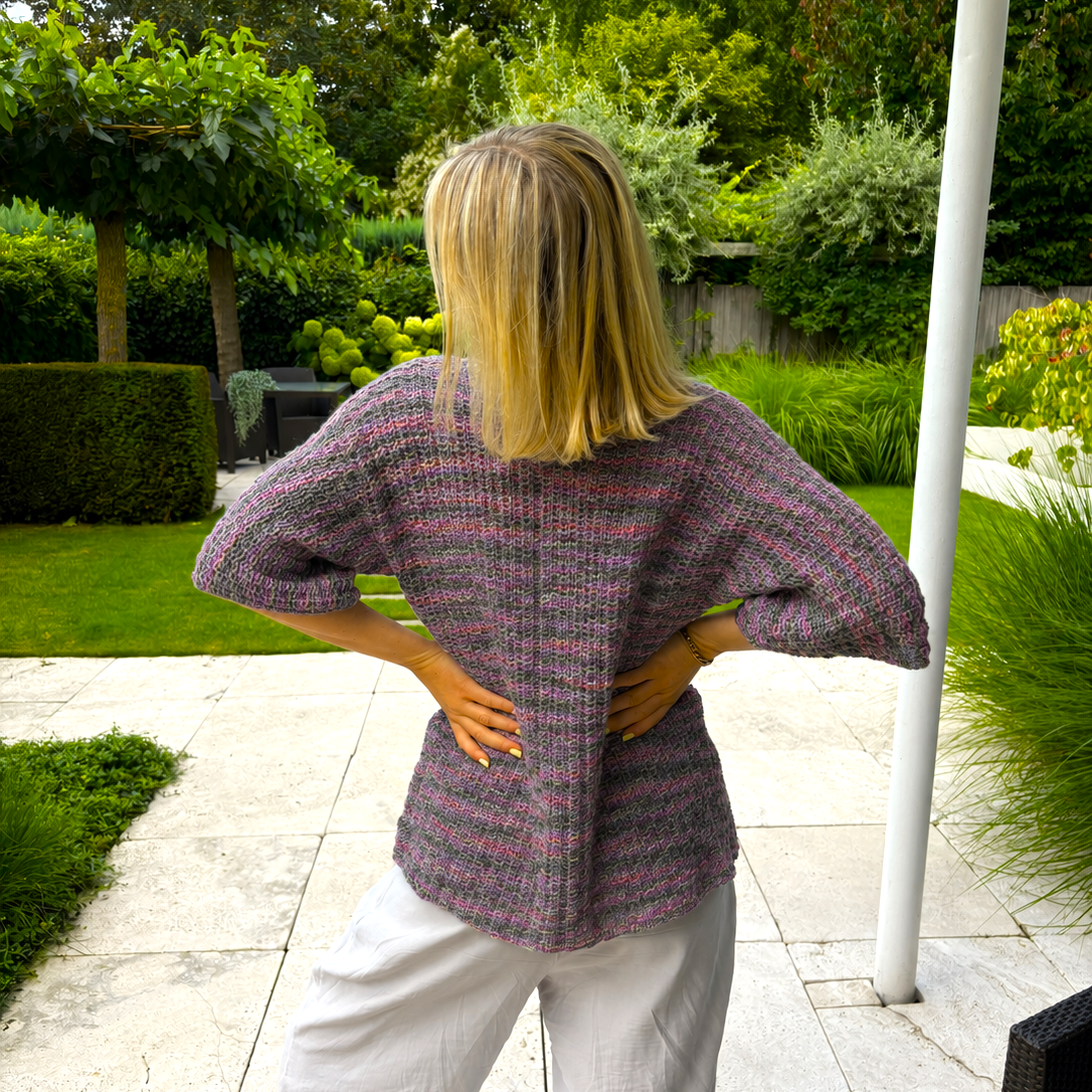 bellalana-new-bamboo-h-kel-set-cardigan-36-38-lila-anthrazit image 3