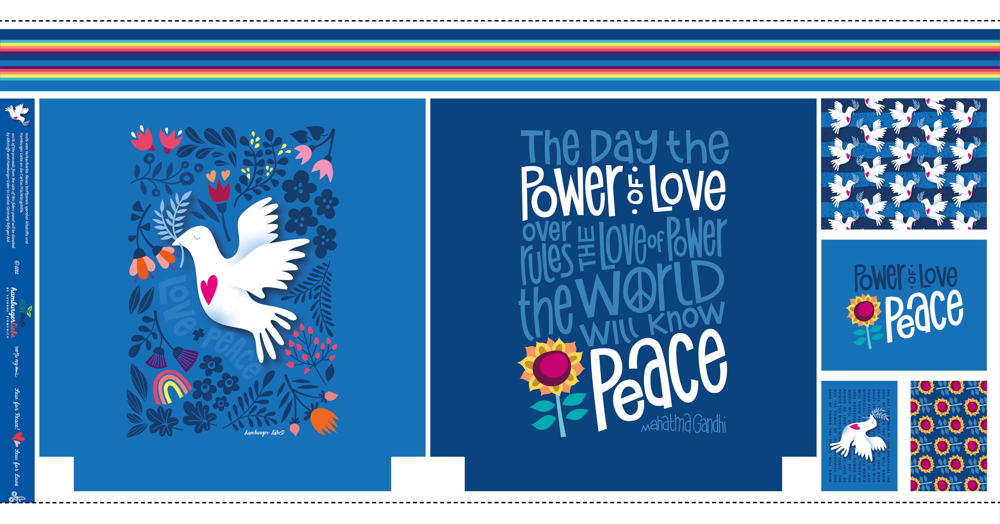 hamburger-liebe-peace-love-panel-canvas-70x150-bio image 2