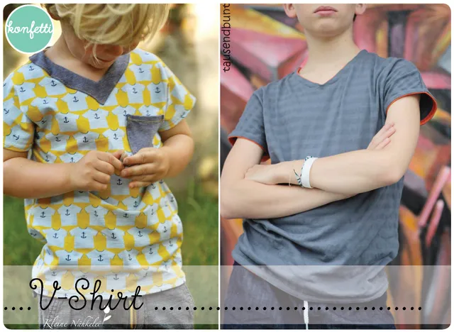 konfetti-patterns-v-shirt-schnittmuster-kinder-v-ausschnitt-86-164 image 1