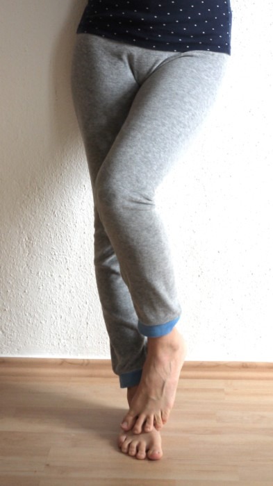 n-hfrosch-papierschnitt-damen-hose-ras-jersey-jogginghose image 2