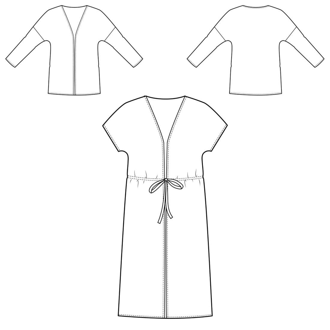 n-hfrosch-damen-kimono-flores-schnittmuster-digital image 2