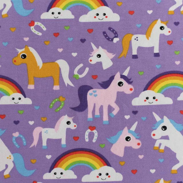 n-hfrosch-n-hpakete-baumwolljersey-regenbogen-einhorn-flieder-babykleidung image 1