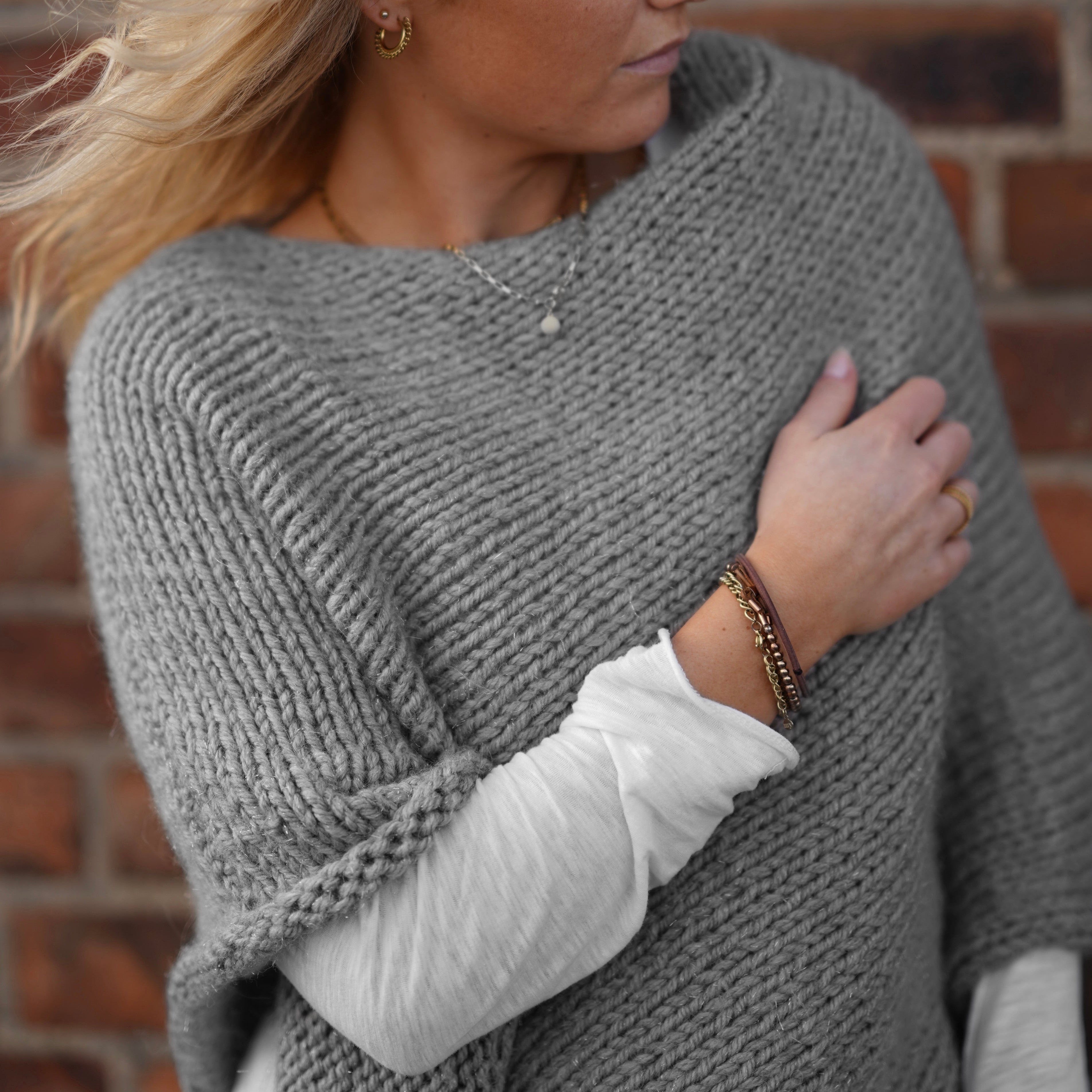 bellalana-strick-sets-nordkap-poncho-silbergrau-anf-nger-38-40 image 3