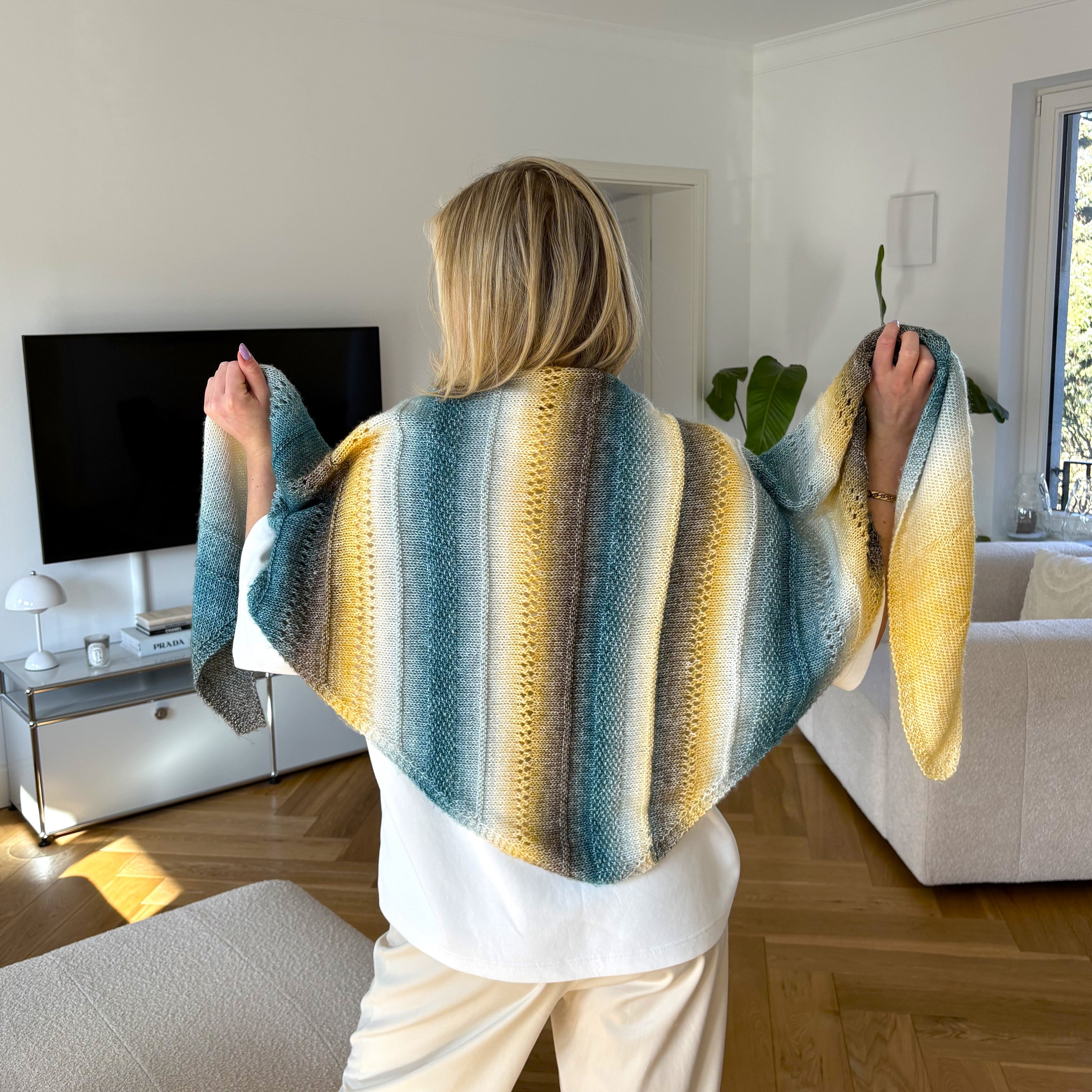 bellalana-strick-sets-regenbogen-dreieckstuch-200x70-cm image 4