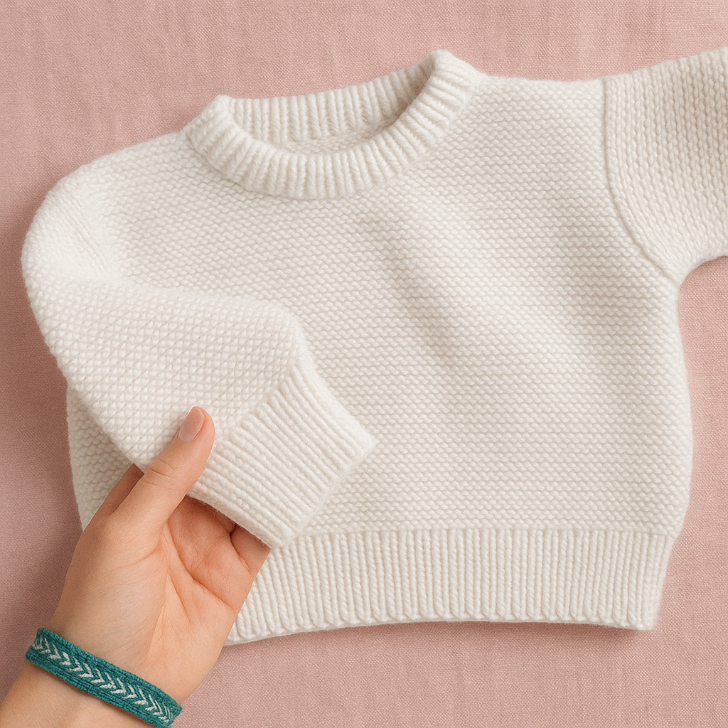 bellalana-babylana-strick-set-baby-pullover-rosa-anf-nger image 5