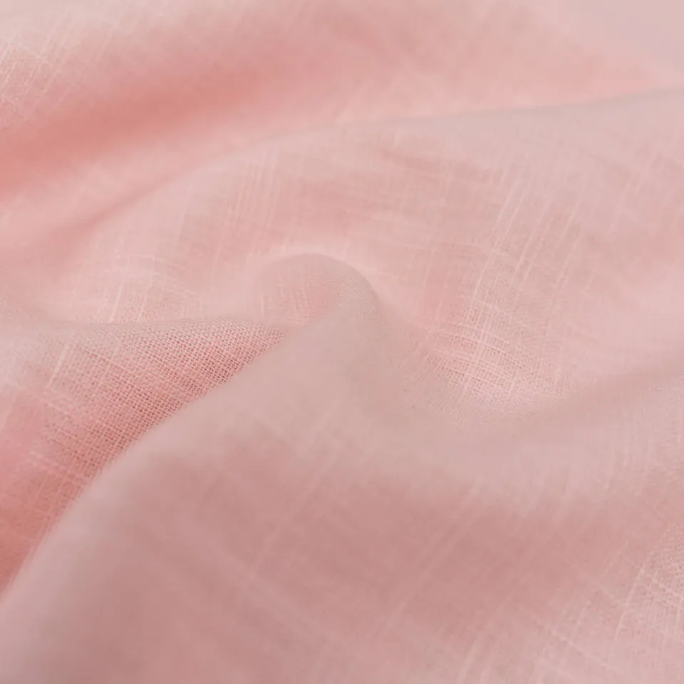 n-hfrosch-stoffe-leinen-stoff-rosa-atmungsaktiv-meterware image 1