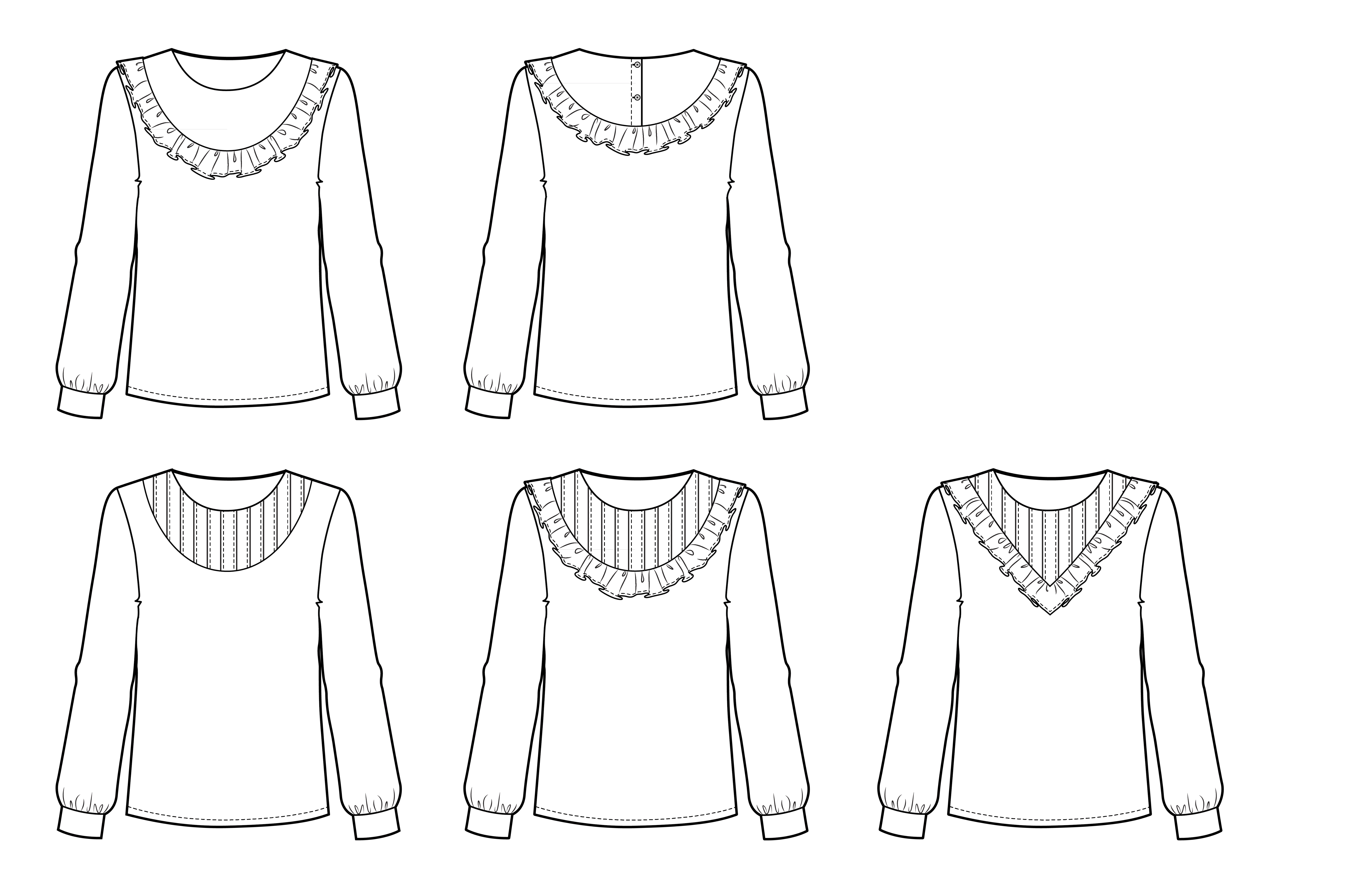 n-hfrosch-seni-kinder-bluse-papierschnittmuster-r-sche image 3