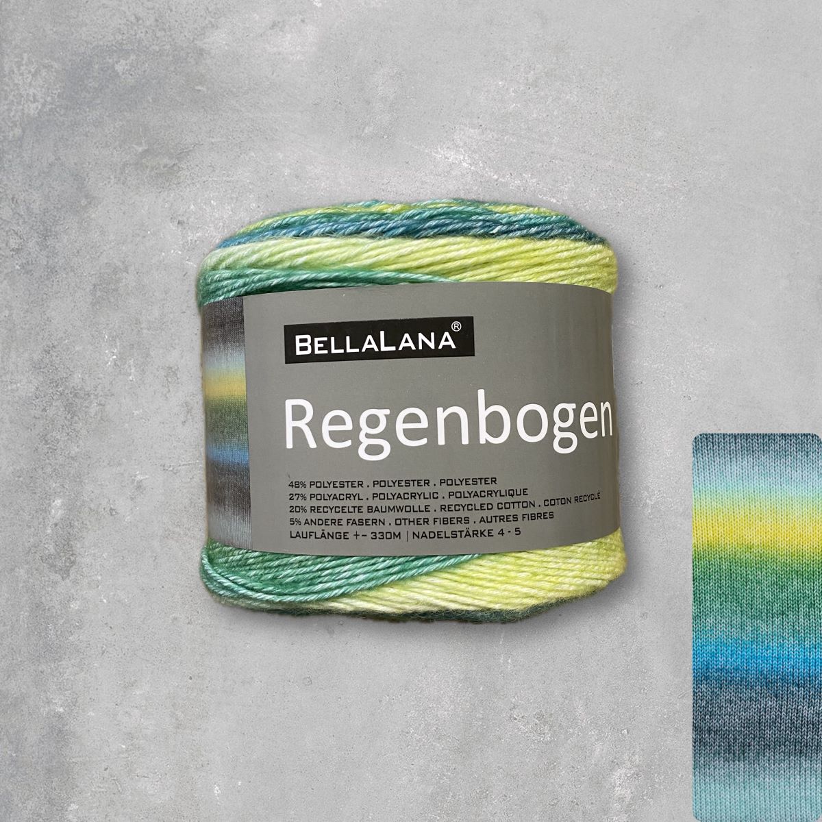 bellalana-strick-sets-regenbogen-dreieckstuch-200x70-cm image 7
