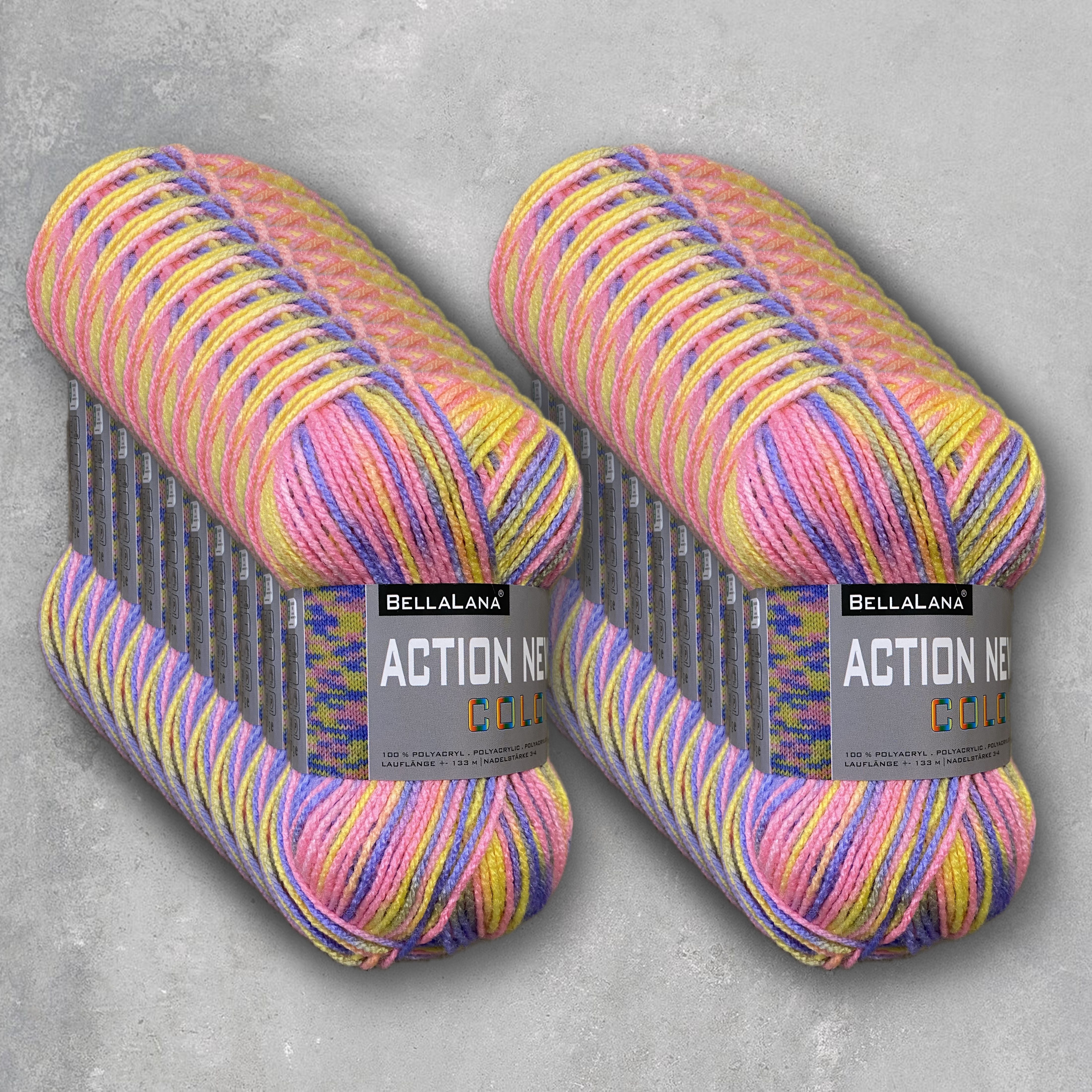bellalana-wollpakete-action-new-color-garn-10x50g-pink-gelb-604 image 2