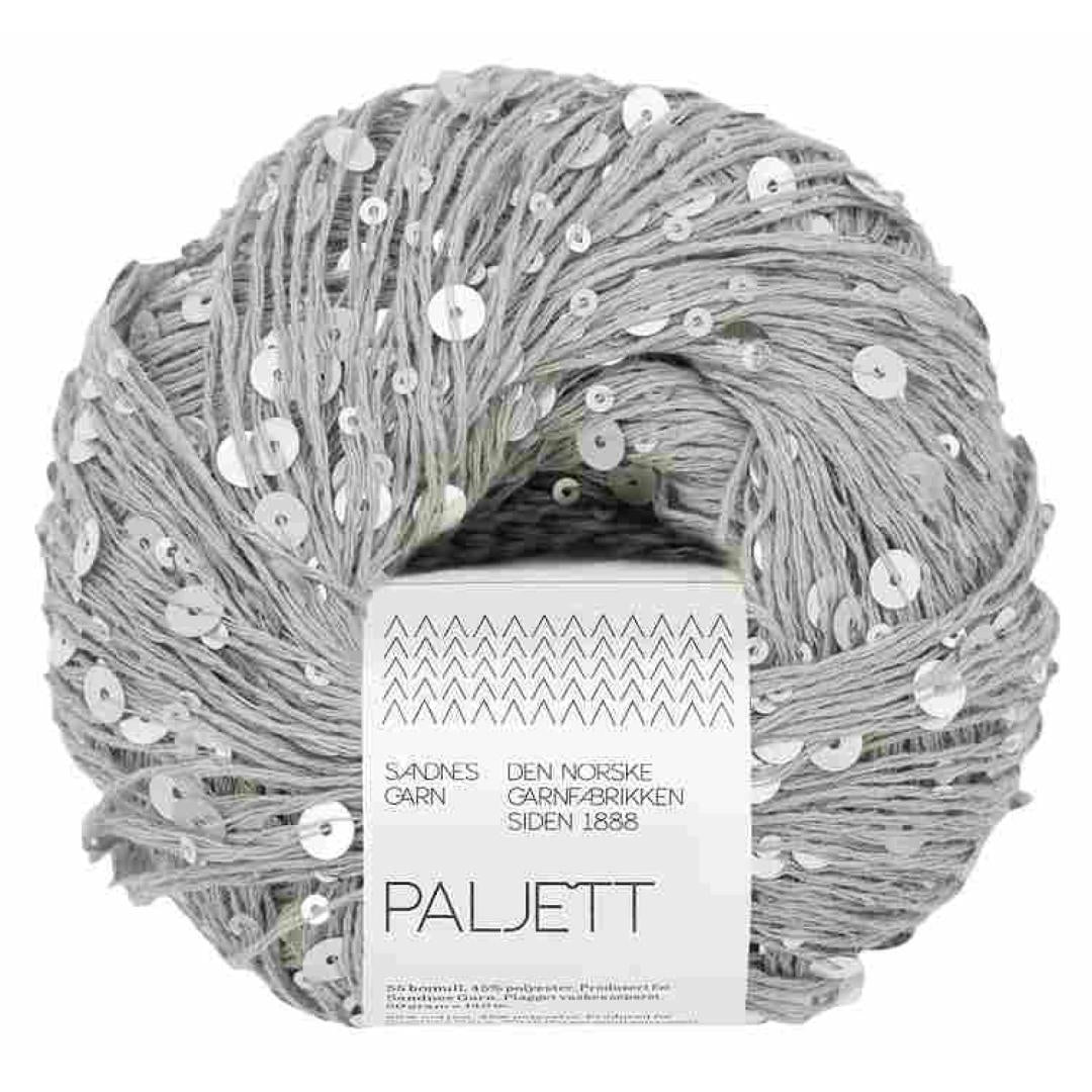 kremke-soul-wool-paljett-garn-paillettengarn-silver-spoon image 1