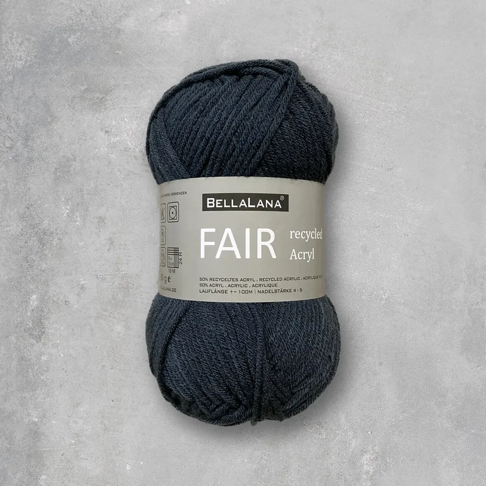 bellalana-fair-recycelt-acryl-strickgarn-dunkelgrau-103-soft-flausch image 1