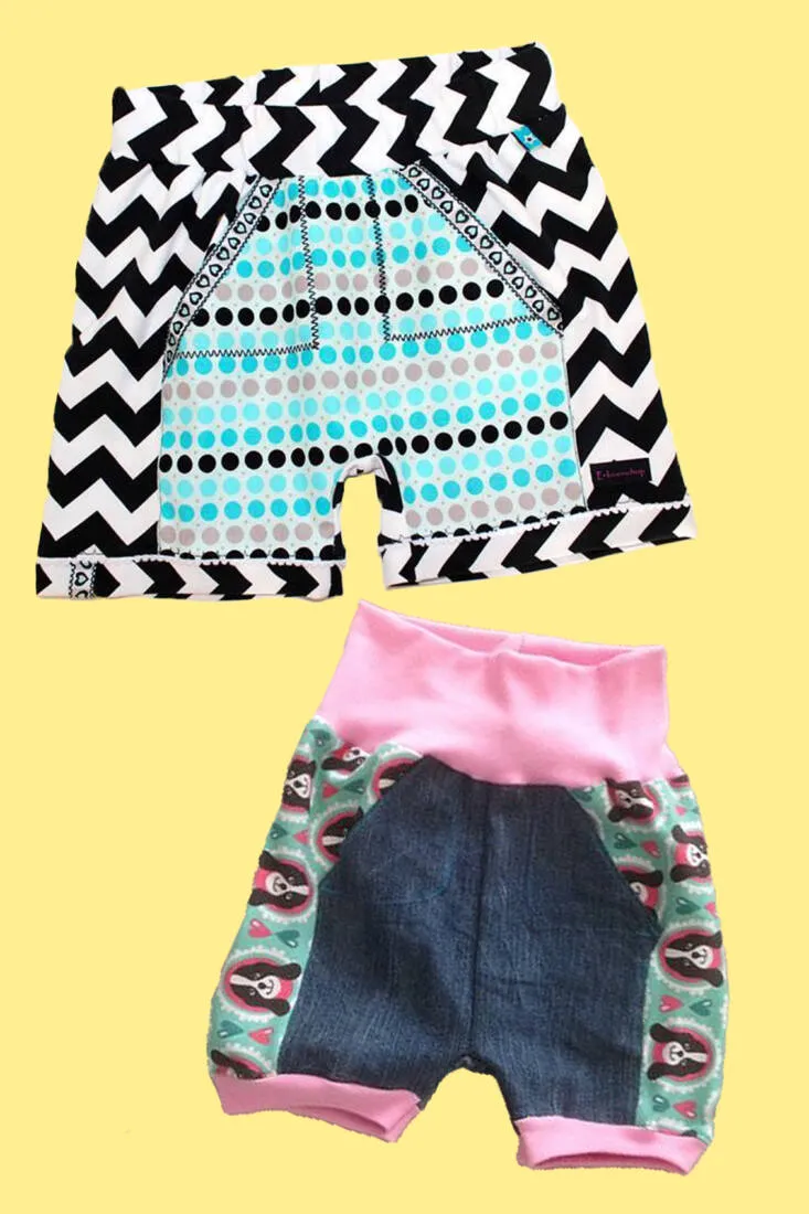 n-hfrosch-minibix-schnittmuster-kids-shorts-sommerhose-mix image 1