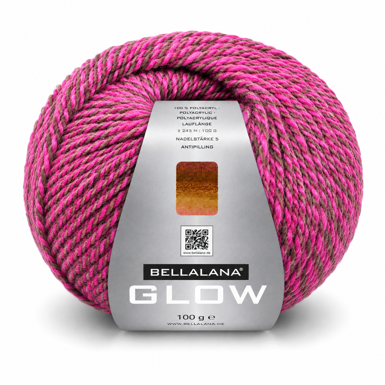 bellalana-glow-strickgarn-orange-300-mit-glanz-verlauf image 4