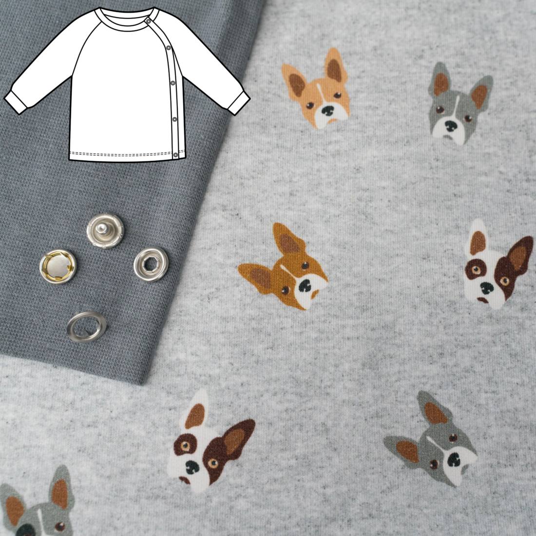 n-hfrosch-tamat-n-hpaket-baby-wickelj-ckchen-hunde-french-terry image 1