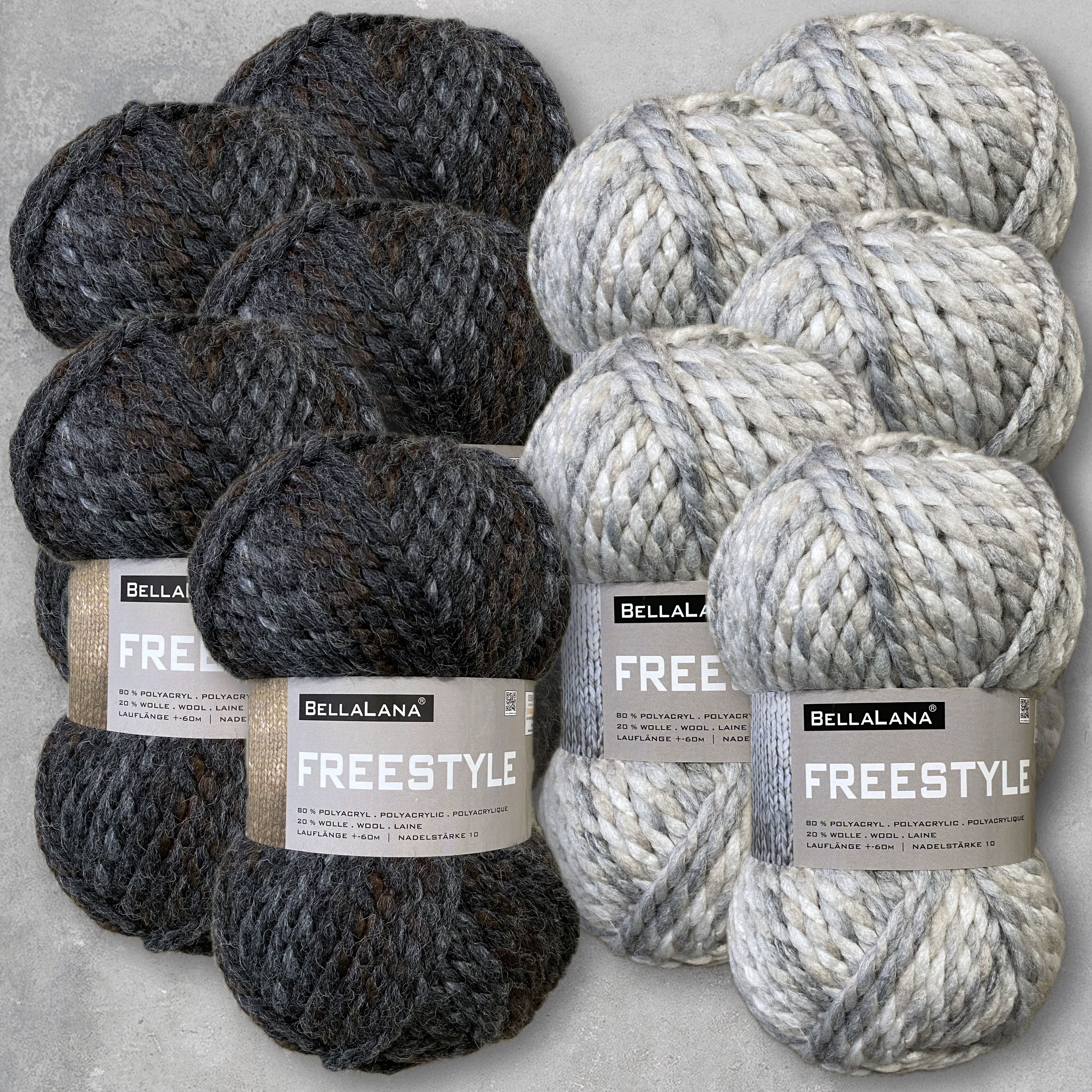 bellalana-wollpakete-freestyle-wollpaket-10x100g-big-knit image 2