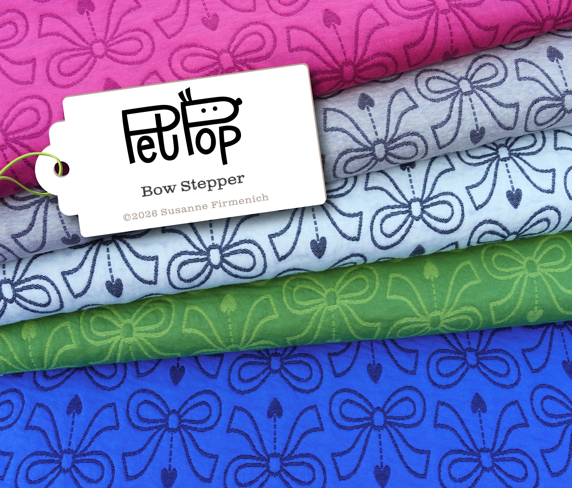 hamburger-liebe-pet-pop-bow-stepper-jacquardstoff-a84-87-bio image 1