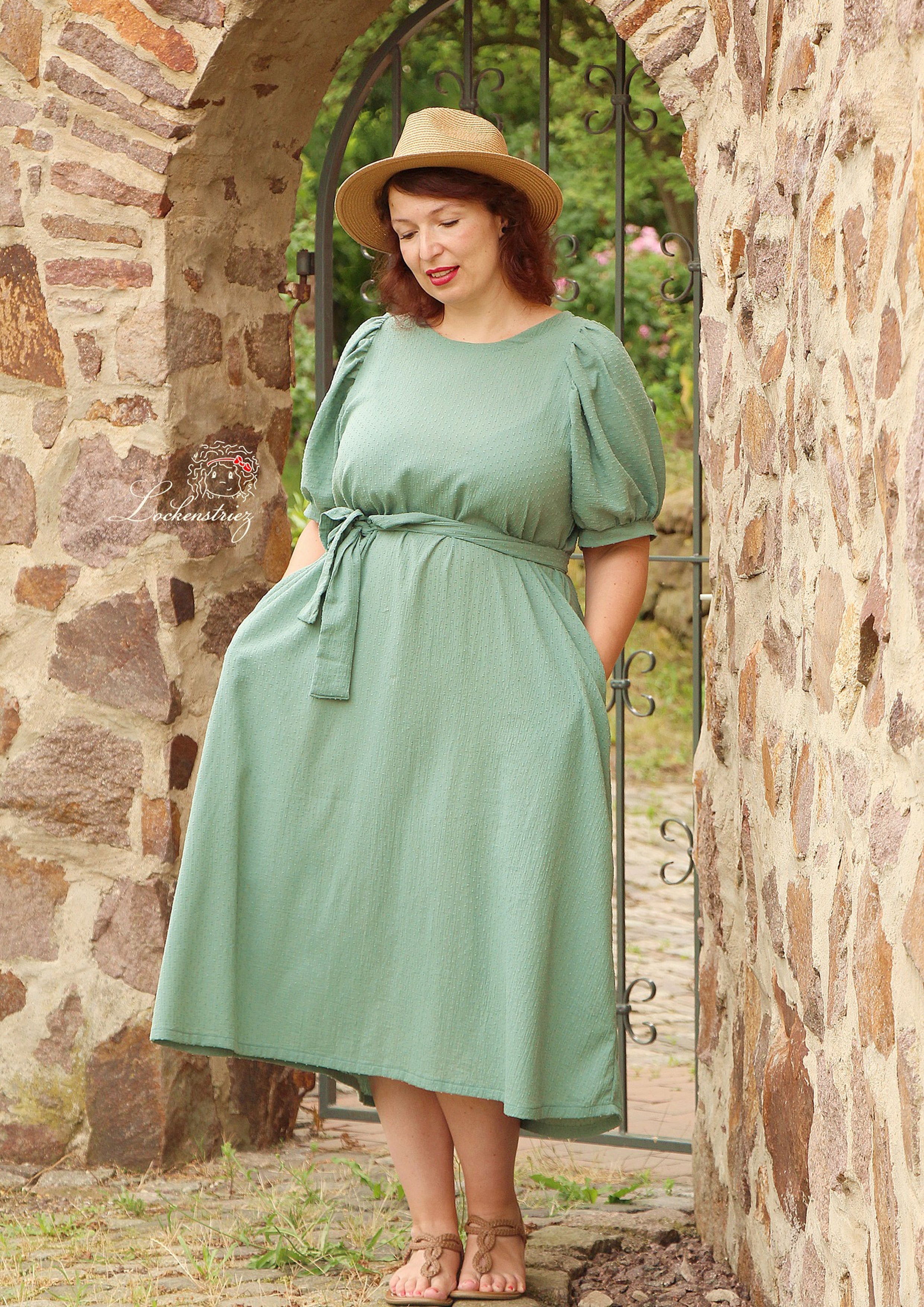 konfetti-patterns-renate-damenkleid-papierschnitt-gr-34-50-puff-rmel image 3