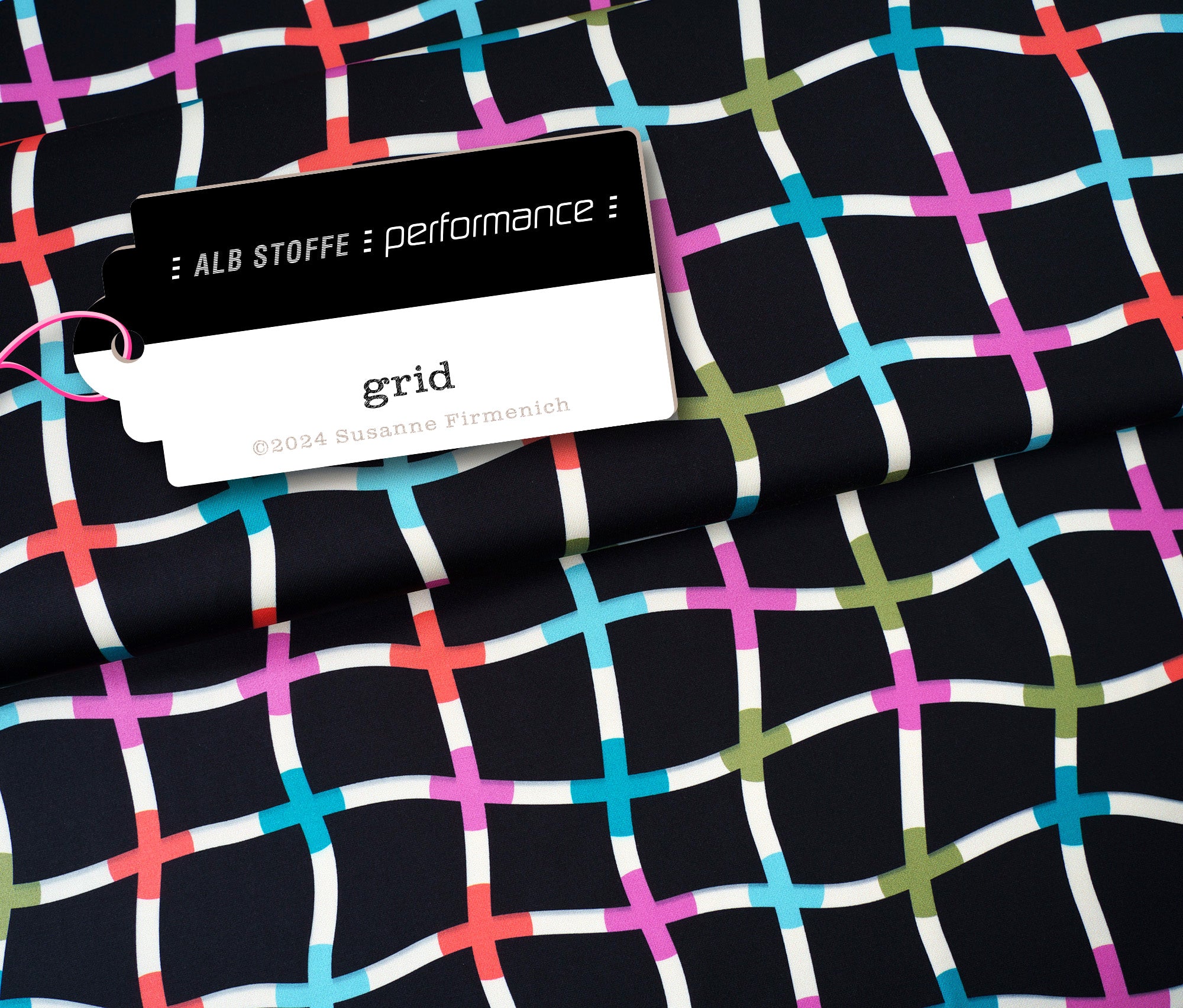 hamburger-liebe-performance-grid-black-funktionsstoff-upf image 1