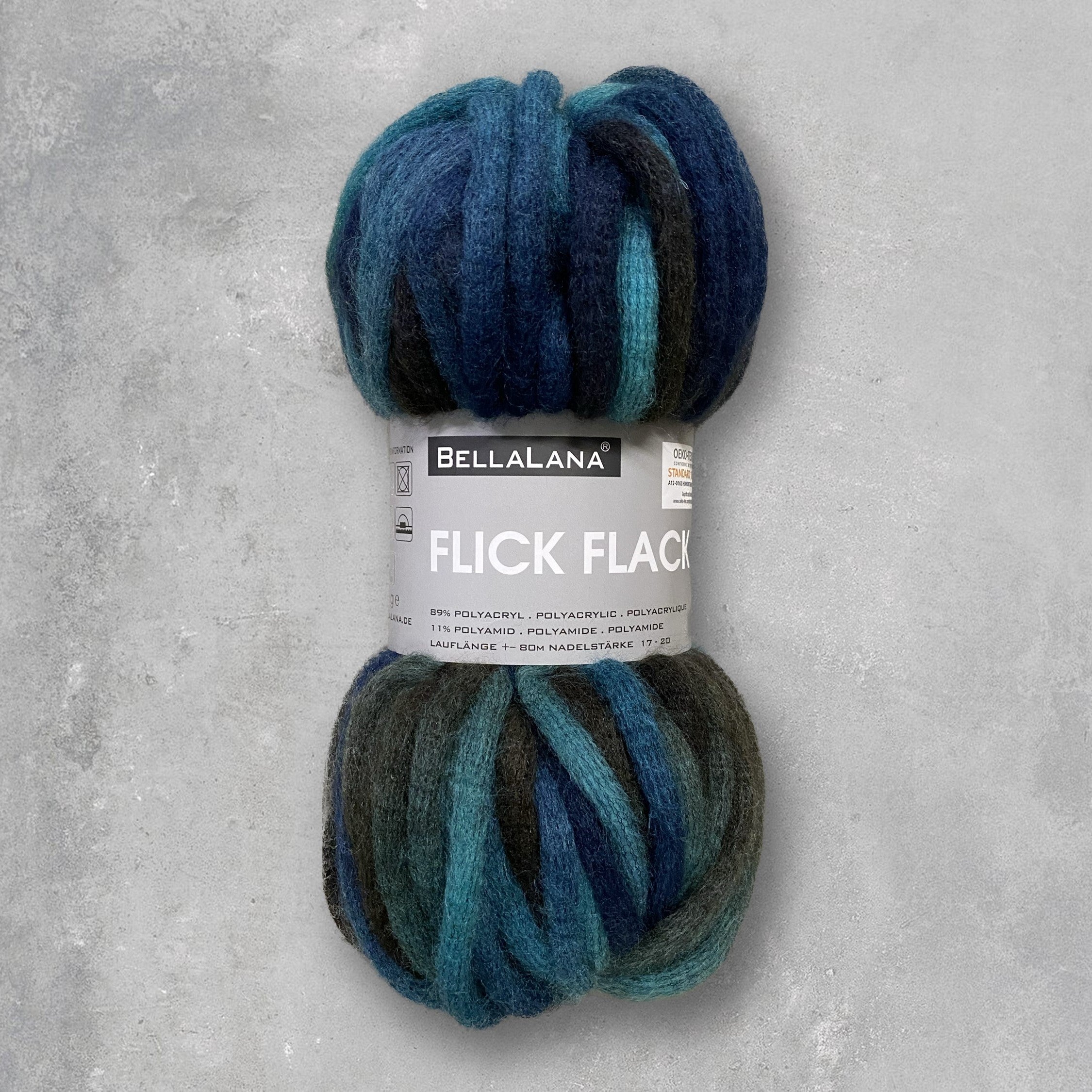 bellalana-flick-flack-schlauchgarn-t-rkis-braun-kn-uel image 1