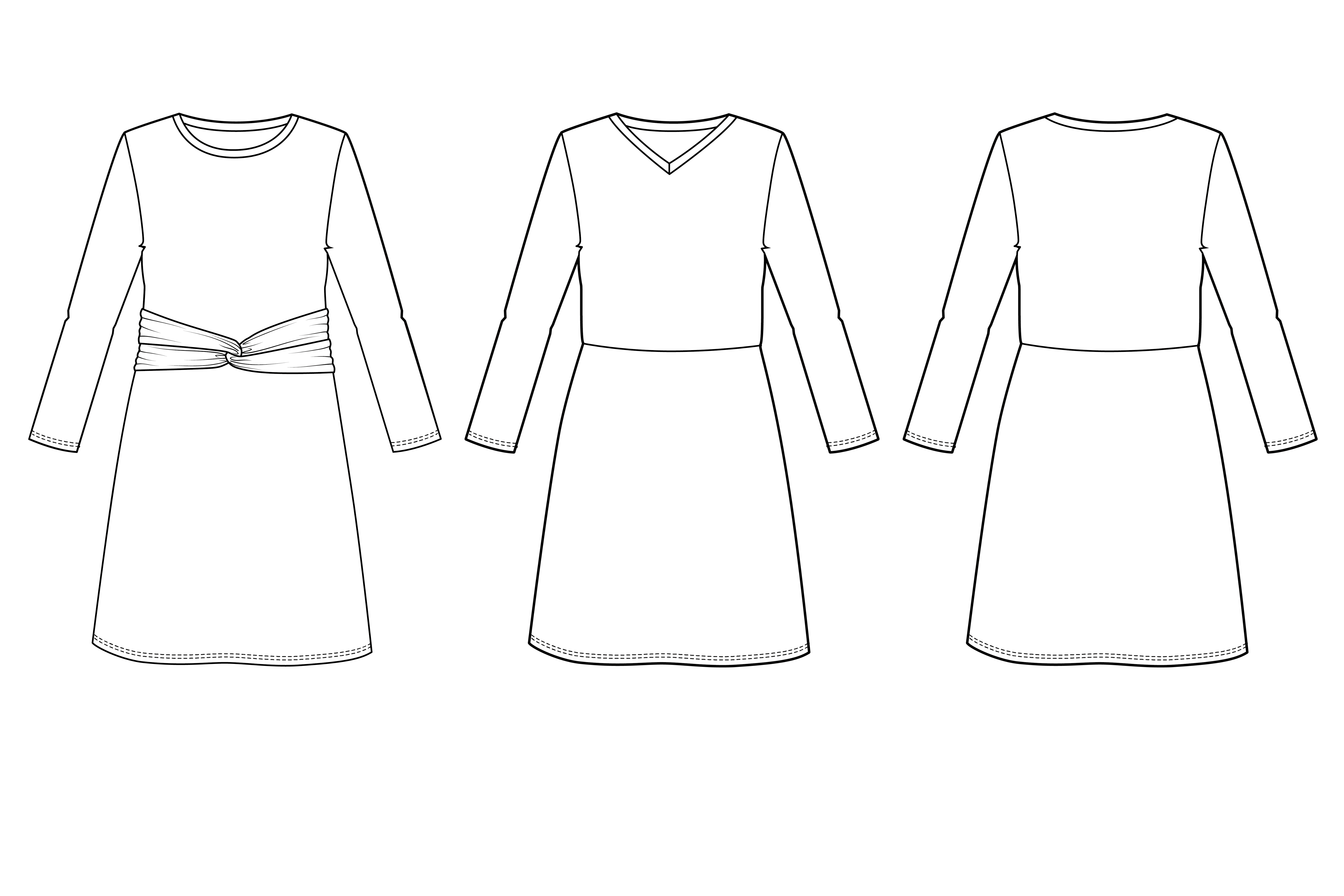 n-hfrosch-simpul-damen-kleid-schnittmuster-pdf-knotenkleid image 2