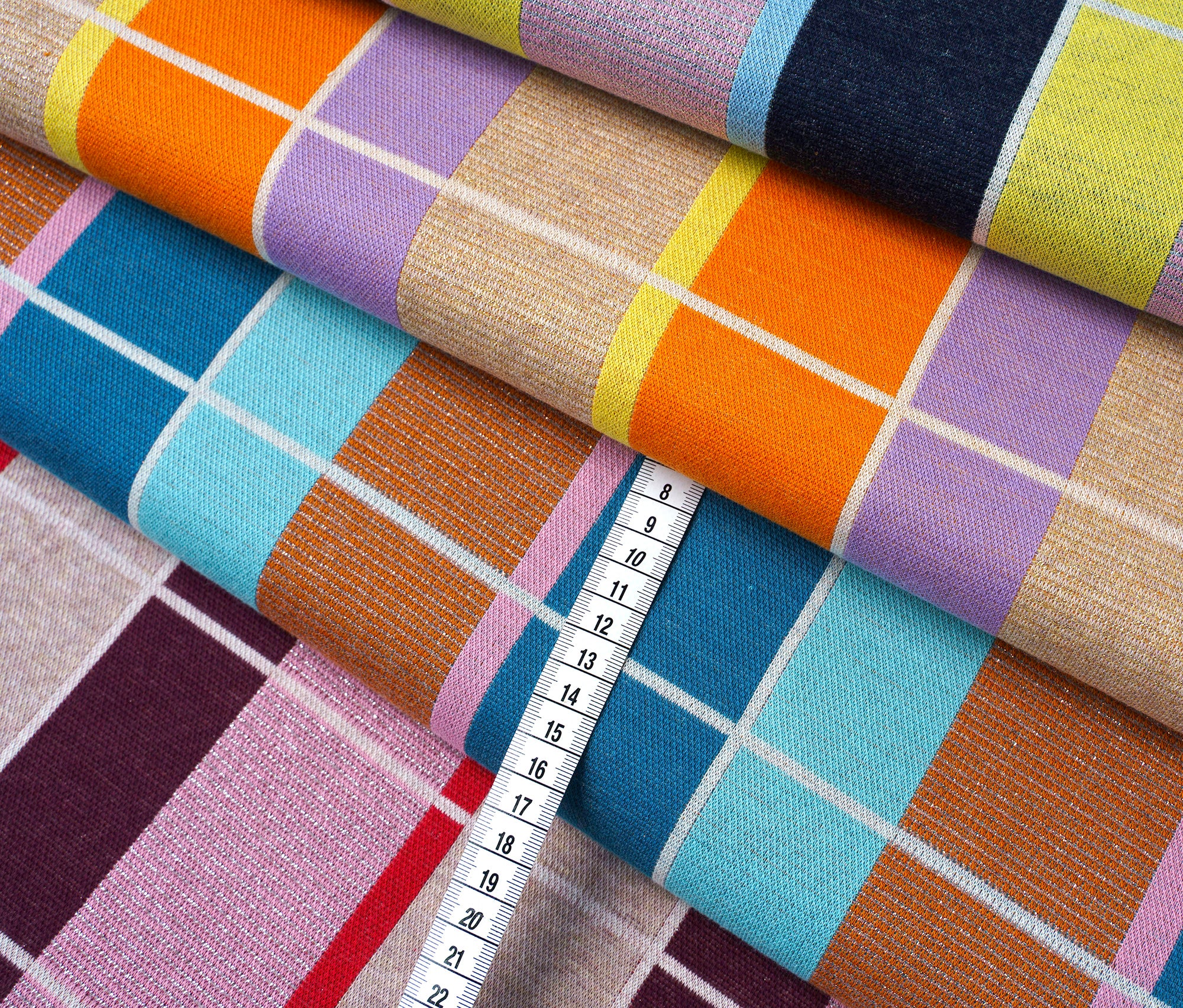 hamburger-liebe-gleam-suncheck-jacquardstoff-col-1-lurex image 2