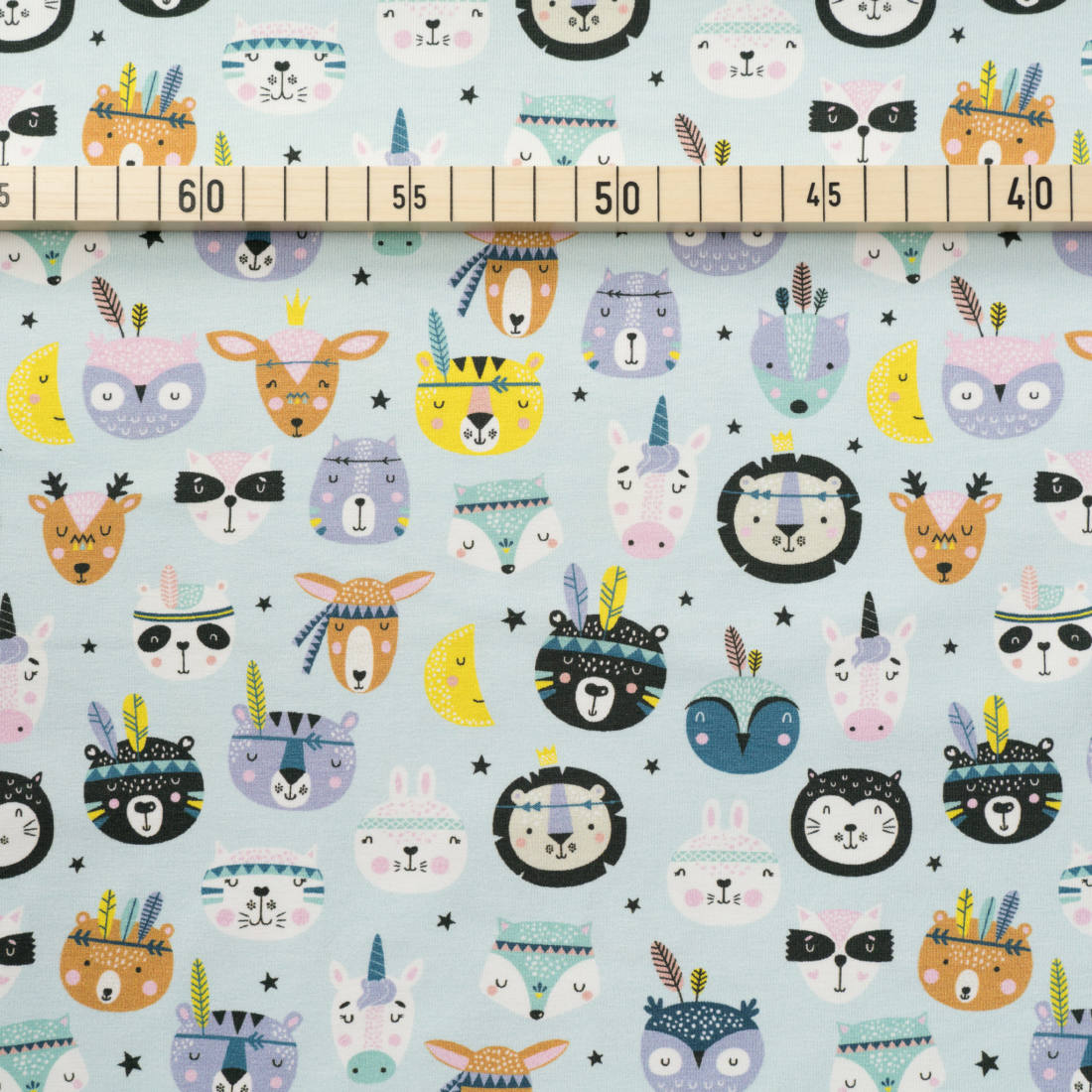 n-hfrosch-n-hpaket-sama-kids-shirt-boho-tiere-mint-jersey image 3