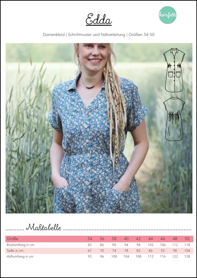 konfetti-patterns-edda-damenkleid-papierschnitt-gr-34-50-blusenkleid image 1