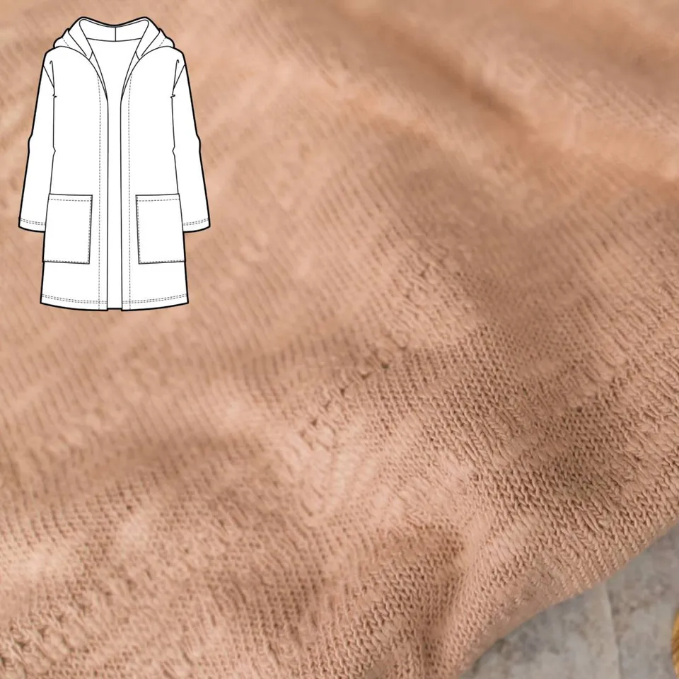 n-hfrosch-n-hpaket-strickjacke-kardigan-slub-bio-nude image 1