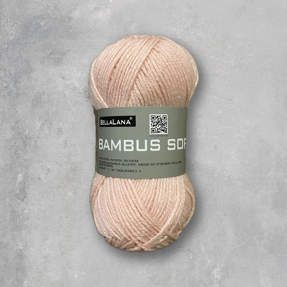 bellalana-bambus-soft-garn-rosa-108-vegan-mit-schimmer image 1