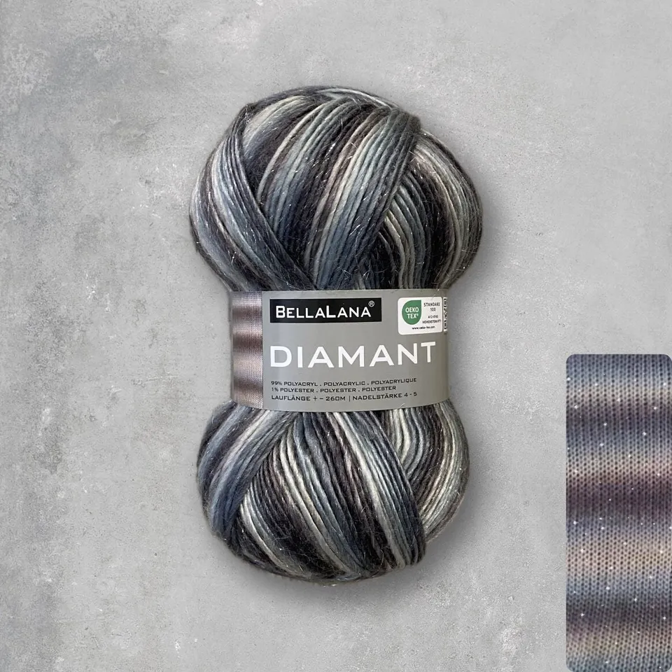 bellalana-diamant-glitzer-garn-hellblau-grau-300-vegan image 1