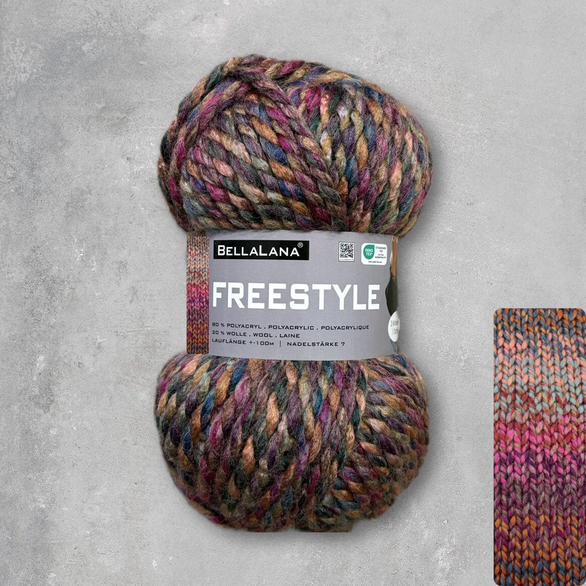 bellalana-freestyle-jacke-strickset-hellgrau-mix-gr-38-40-cardigan image 2