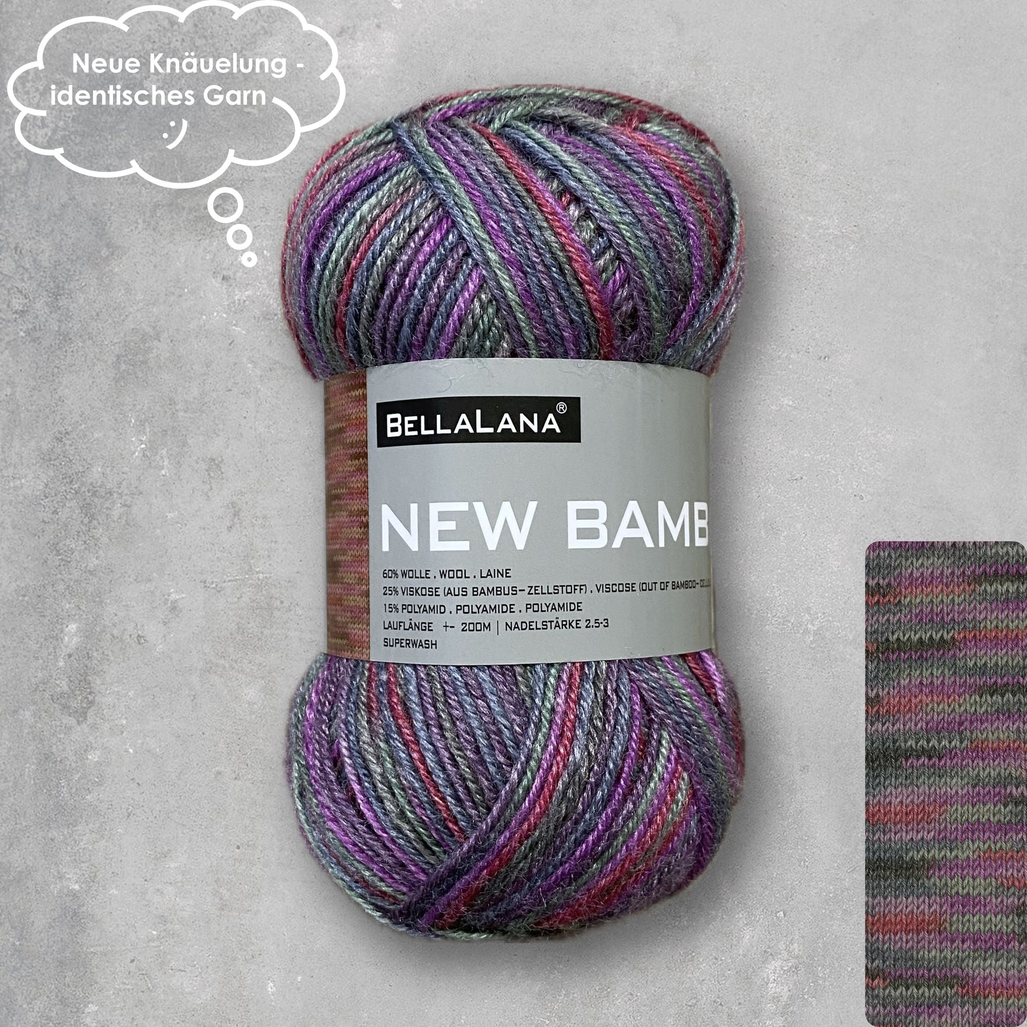 bellalana-new-bamboo-h-kel-set-cardigan-36-38-lila-anthrazit image 2
