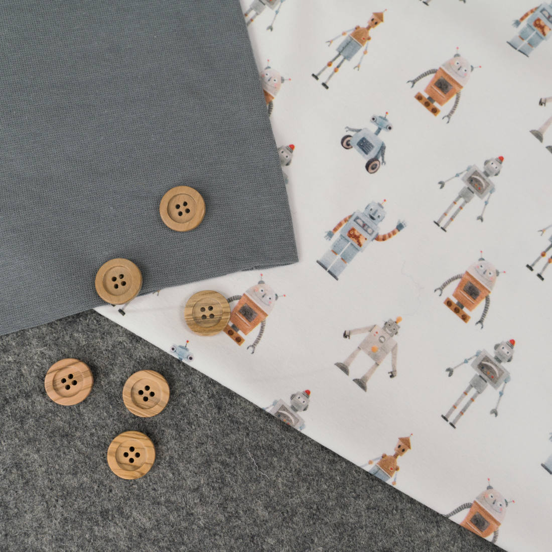 n-hfrosch-n-hpaket-baumwolljersey-roboter-aquarell-babystoff image 6