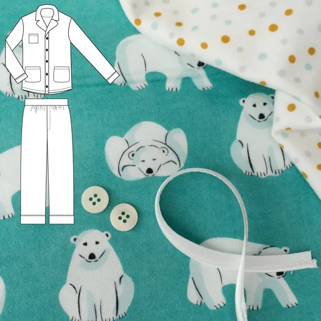 n-hfrosch-n-hpakete-tidur-kids-pyjama-eisb-r-bio-flanell image 1