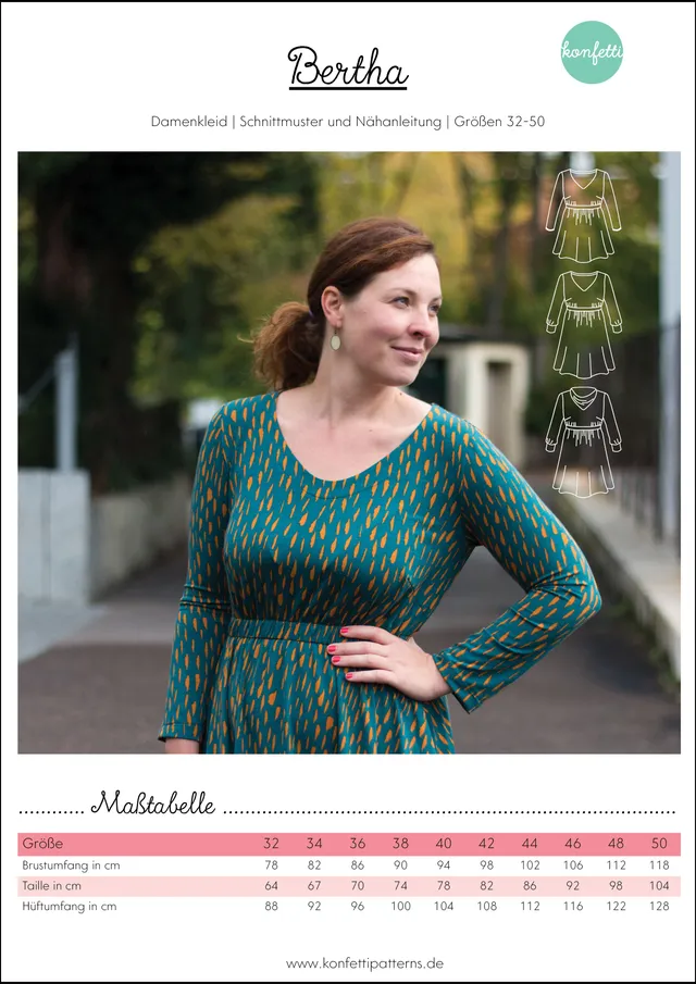 konfetti-patterns-bertha-papierschnittmuster-kleid-gr-32-50 image 1