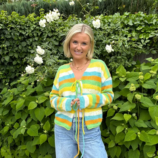 bellalana-strick-sets-chunky-bowl-streifen-cardigan-strickjacke image 1
