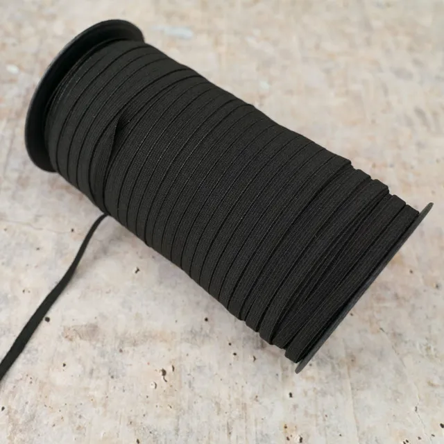 n-hfrosch-gummiband-15-mm-schwarz-veno-flach-meterware image 1