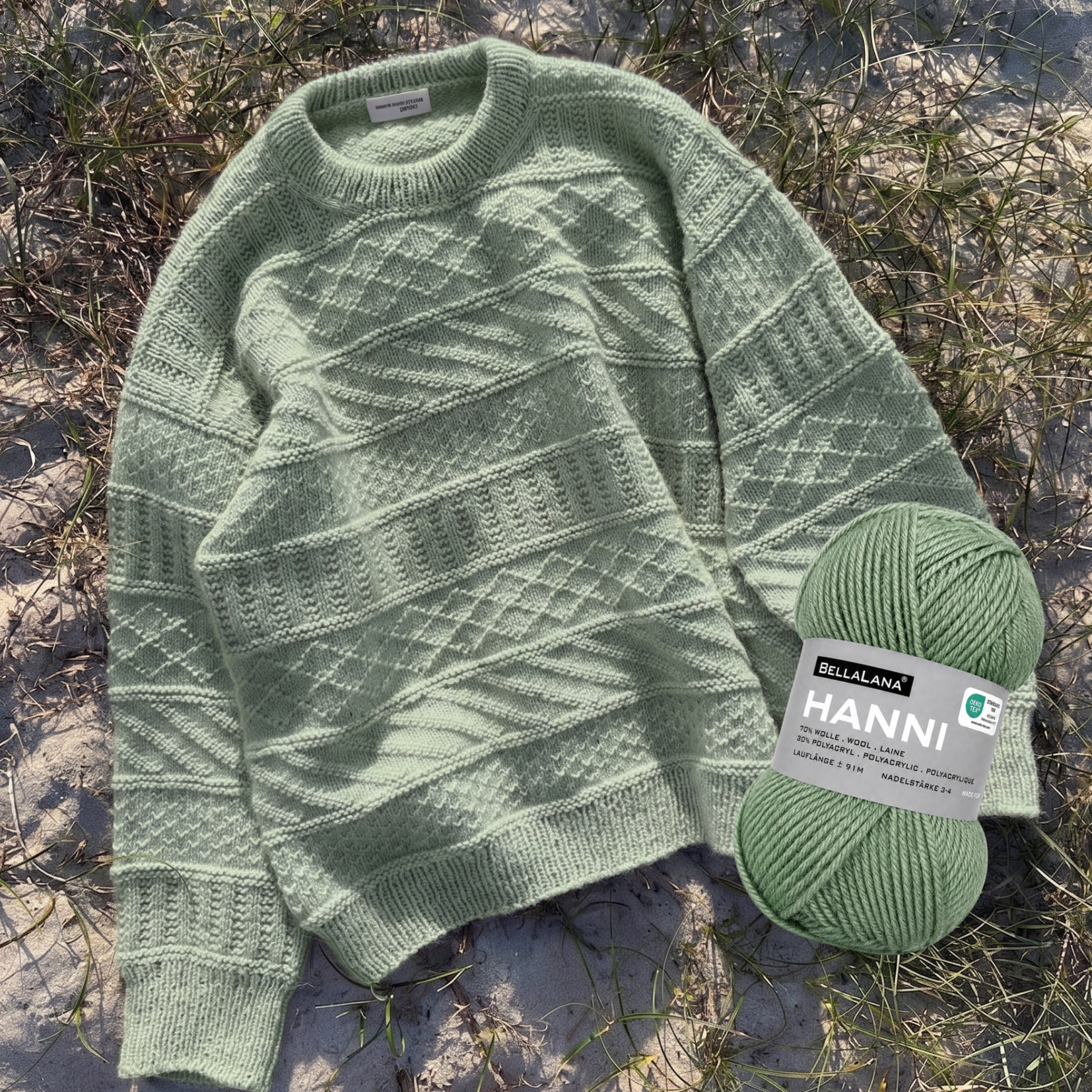 bellalana-storm-sweater-petiteknit-strick-set-silbergrau-xs image 3