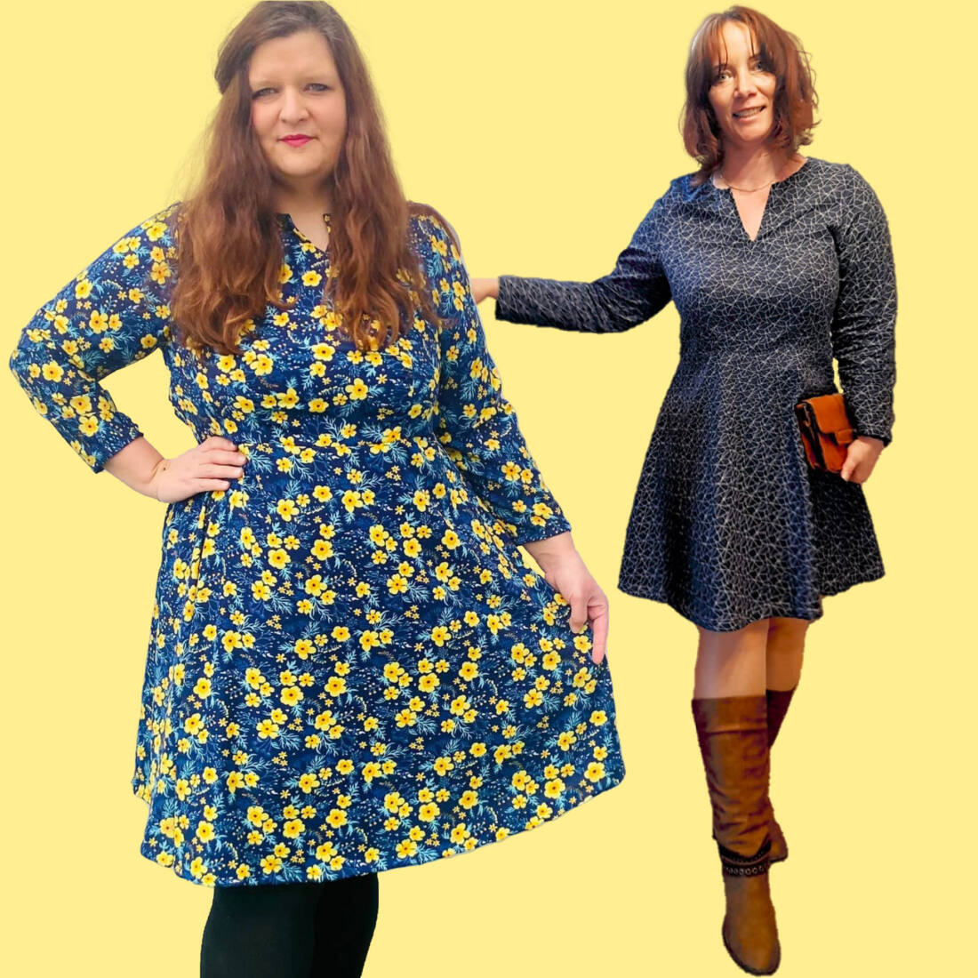 n-hfrosch-kini-damen-a-linien-kleid-schnittmuster image 5