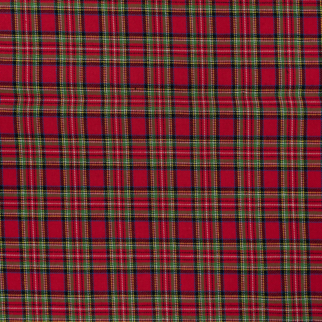 n-hfrosch-stoffe-flanell-schottenkaro-rot-baumwollstoff image 1