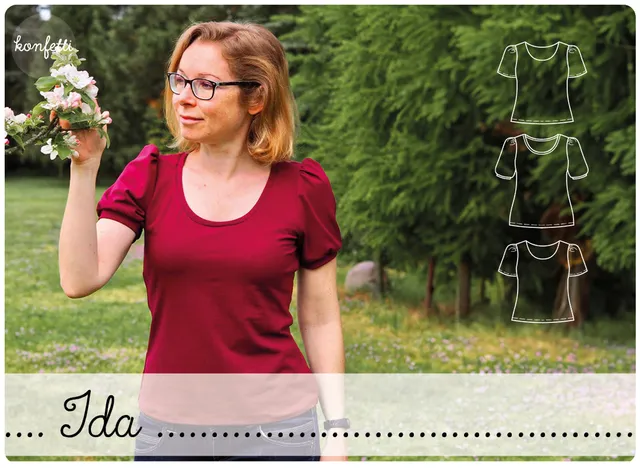 konfetti-patterns-ida-shirt-schnittmuster-gr-34-50-puff-rmel image 1