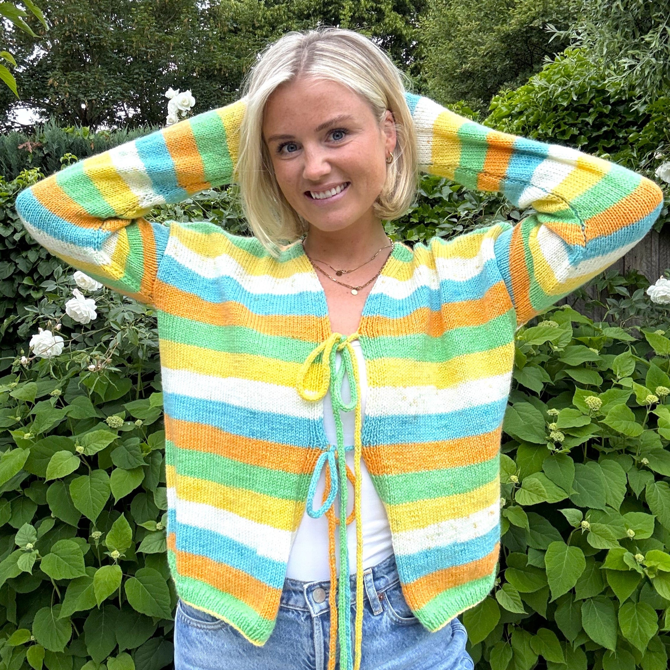 bellalana-strick-sets-chunky-bowl-streifen-cardigan-strickjacke image 5