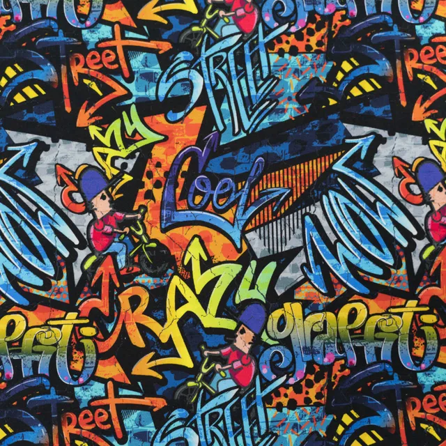 n-hfrosch-stoffe-french-terry-graffity-crazy-sommersweat-meterware image 1