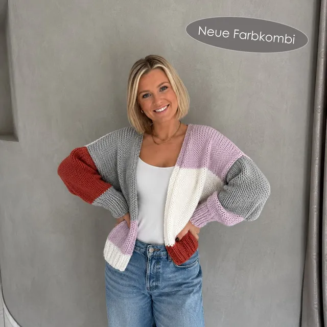 bellalana-nordkap-strick-set-cardigan-bunt-gr-38-40 image 1