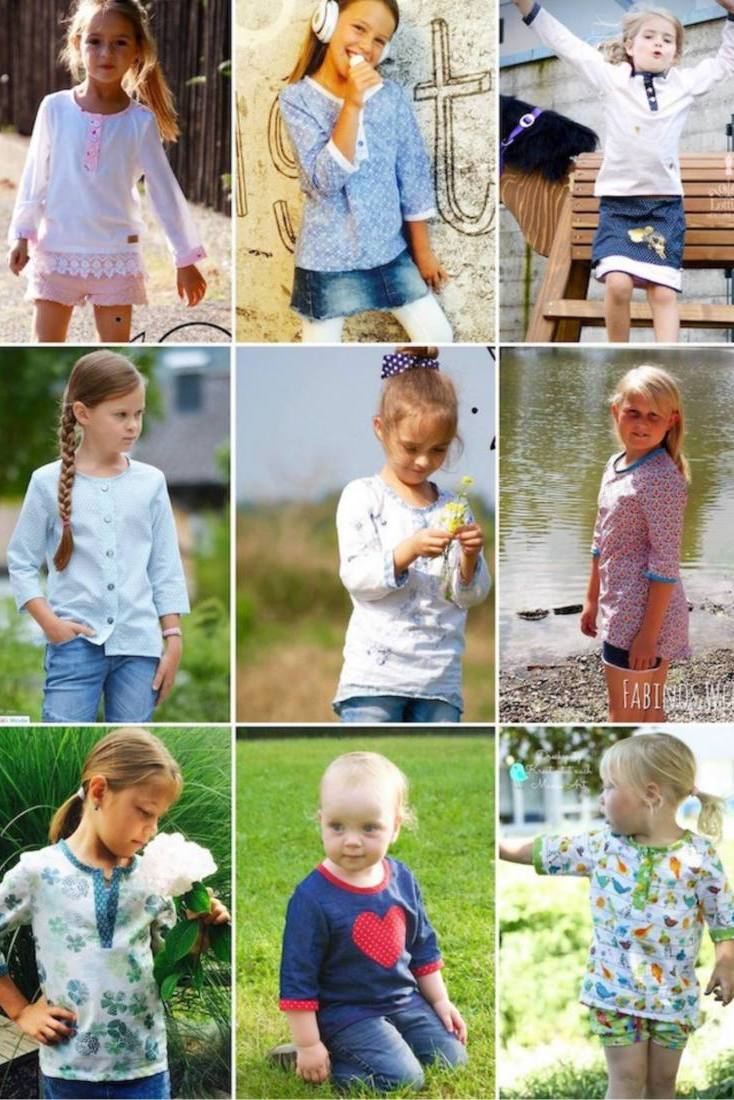 n-hfrosch-schnittmuster-kinder-bluse-mini-lanea-gr-80-164 image 1