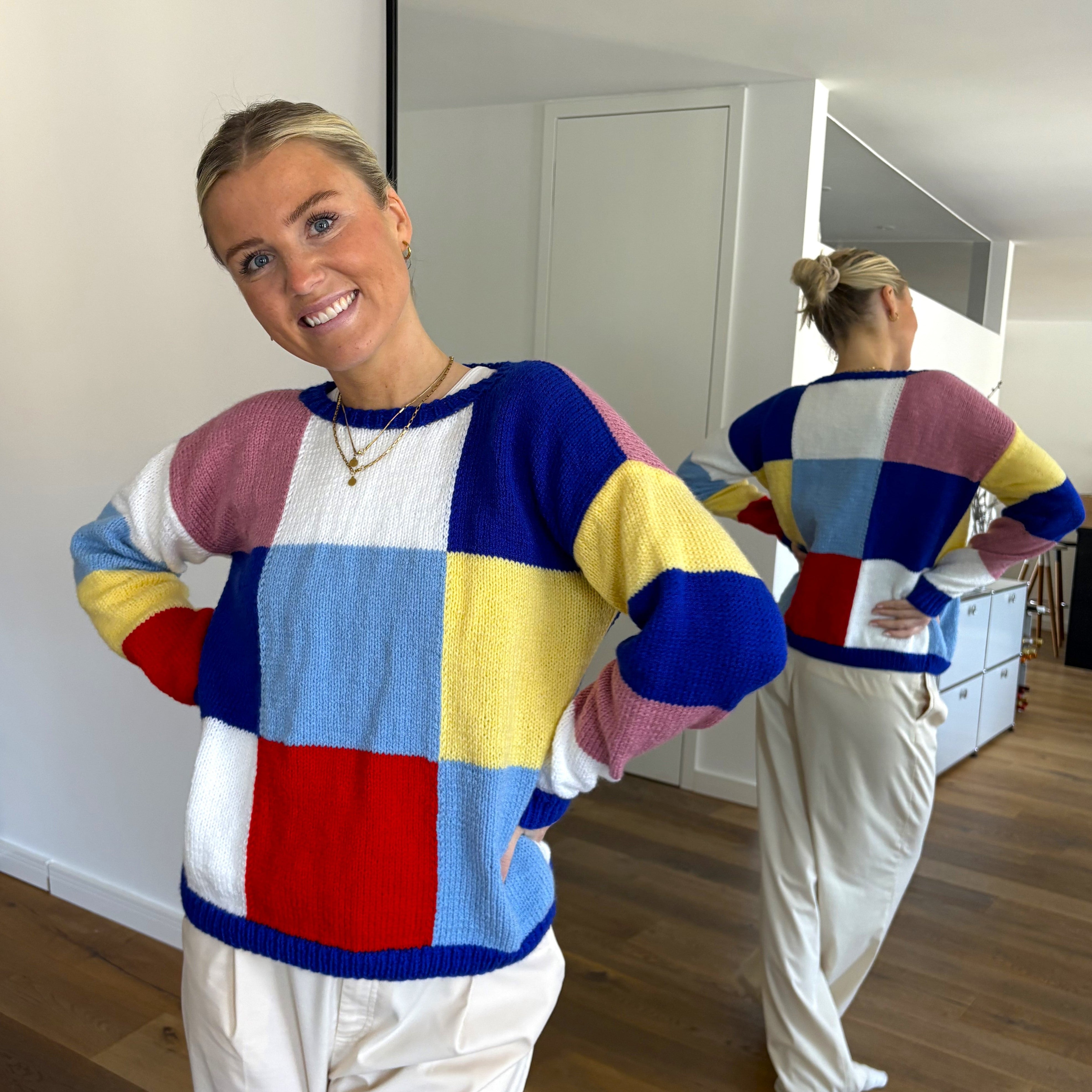 bellalana-strick-sets-action-new-patchwork-pullover-bunt-gr-36-38 image 4