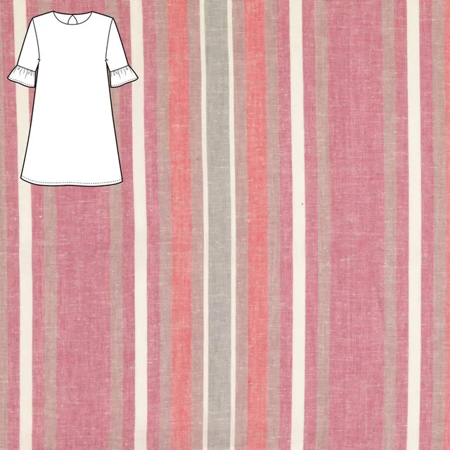 n-hfrosch-cantik-viskose-leinen-n-hpaket-kleid-pink-taupe image 1