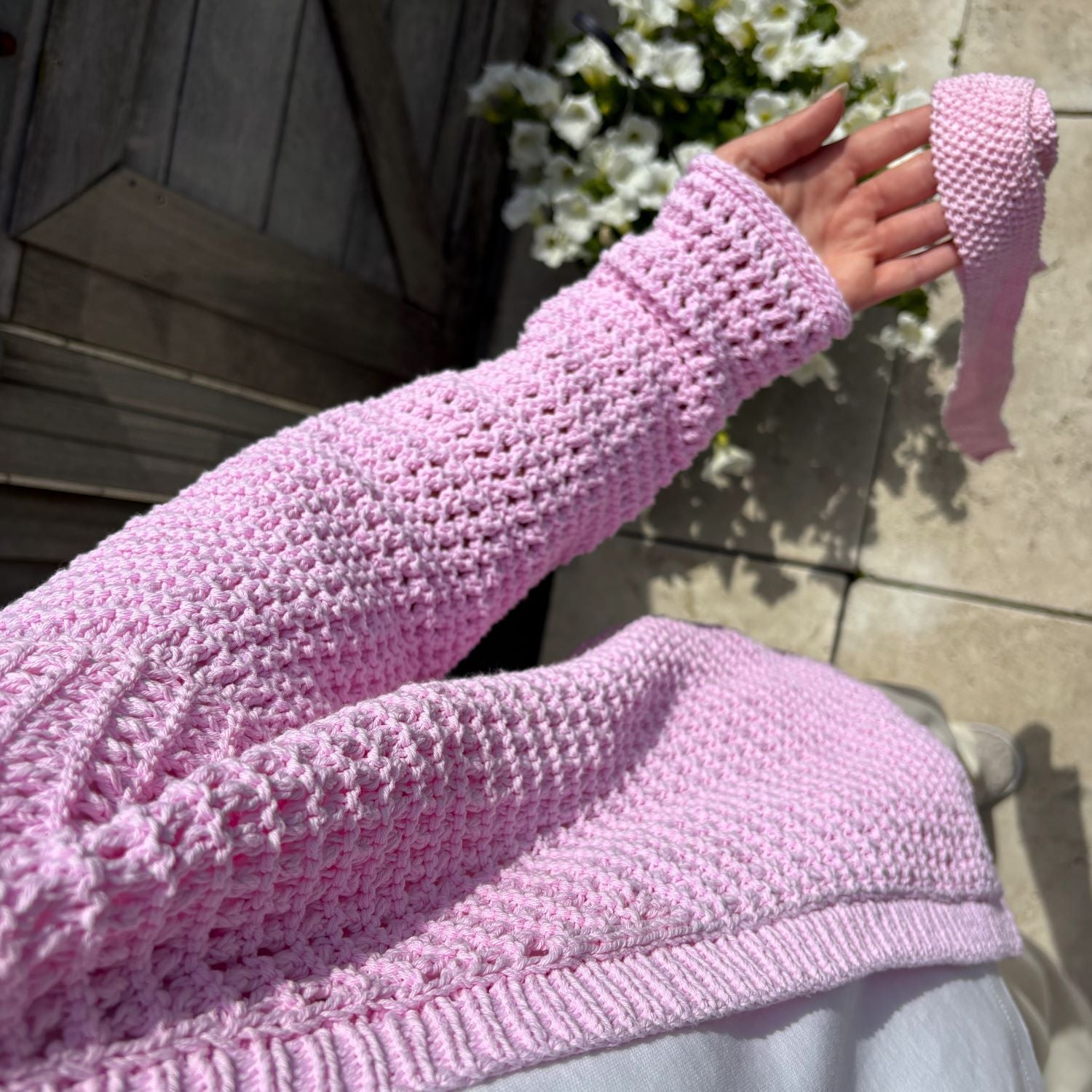 bellalana-biolana-strick-set-cardigan-rosa-36-38-15-kn-uel image 3
