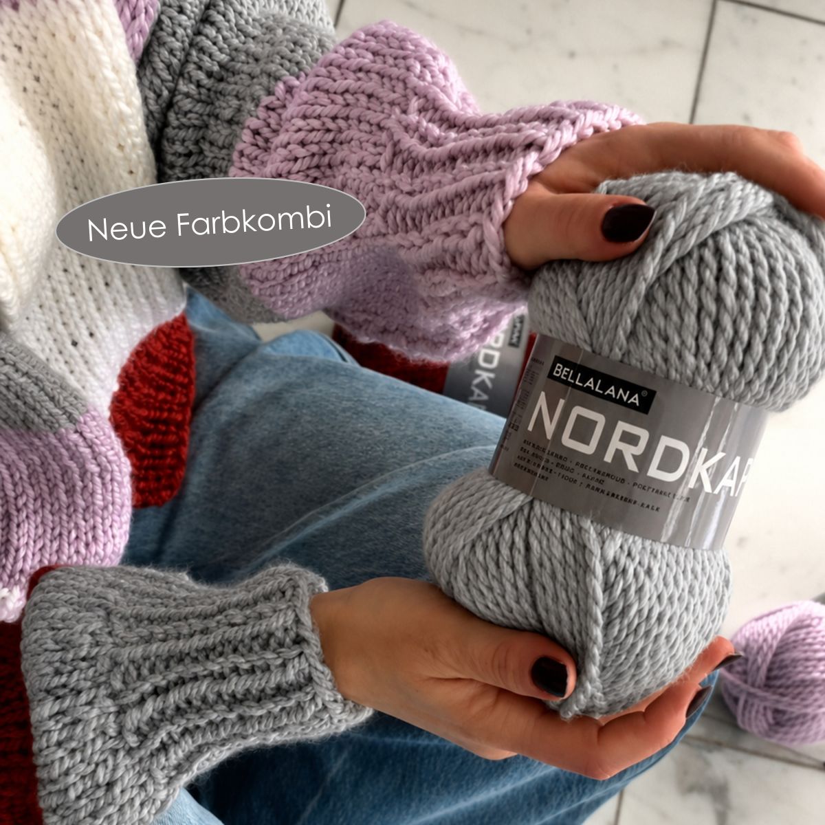 bellalana-nordkap-strick-set-cardigan-bunt-gr-38-40 image 4
